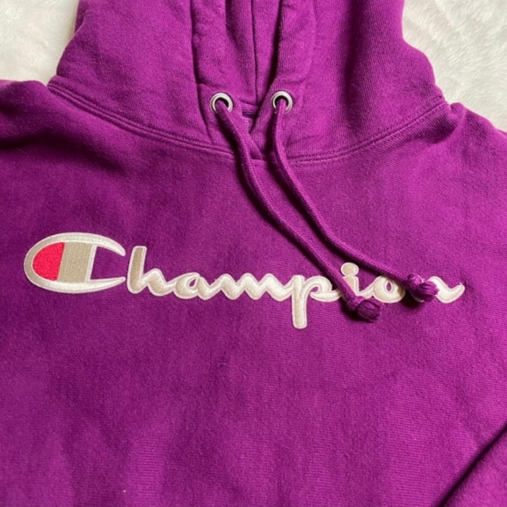 Reverse Weave Violet Champion Womens Hoodie